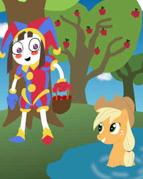 Pomni & Applejack Pomni & Applejack